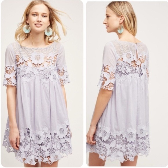 Anthropologie Dresses & Skirts - Anthropologie Holding‎ Horses Magnolia Dress in Lilac 6